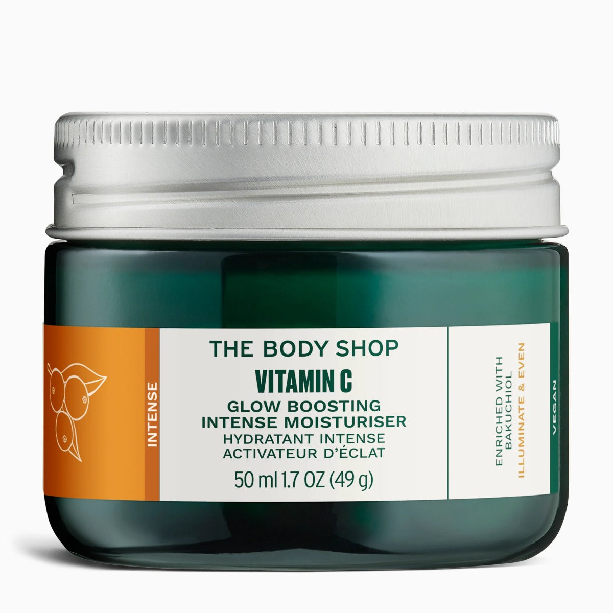 Crema hidratante intensiva con vitamina C en envase de 50ml para una hidratación profunda y cuidado de la piel