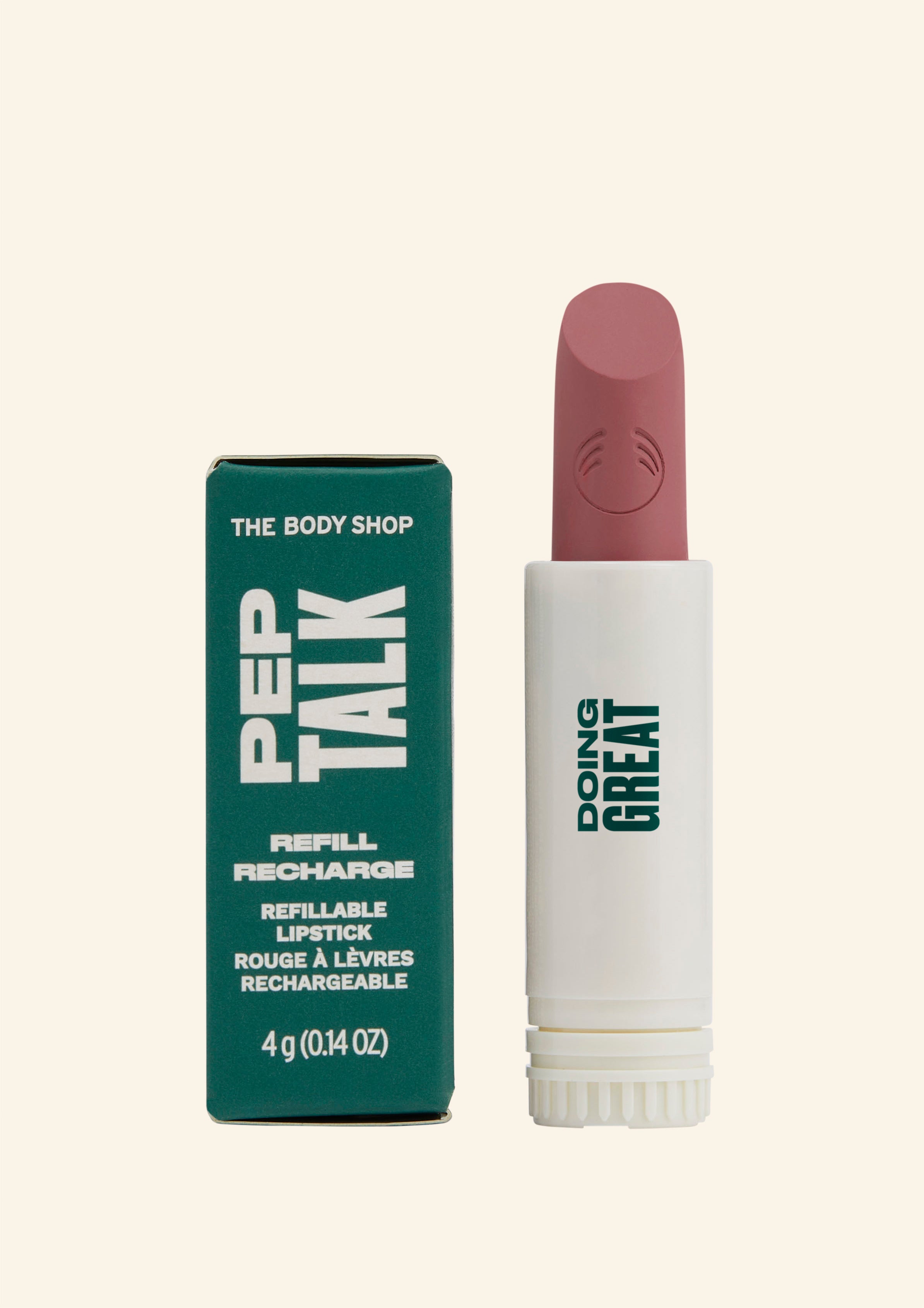 Labial recargable PepTalk Doing Great con acabado aterciopelado y tonos versátiles