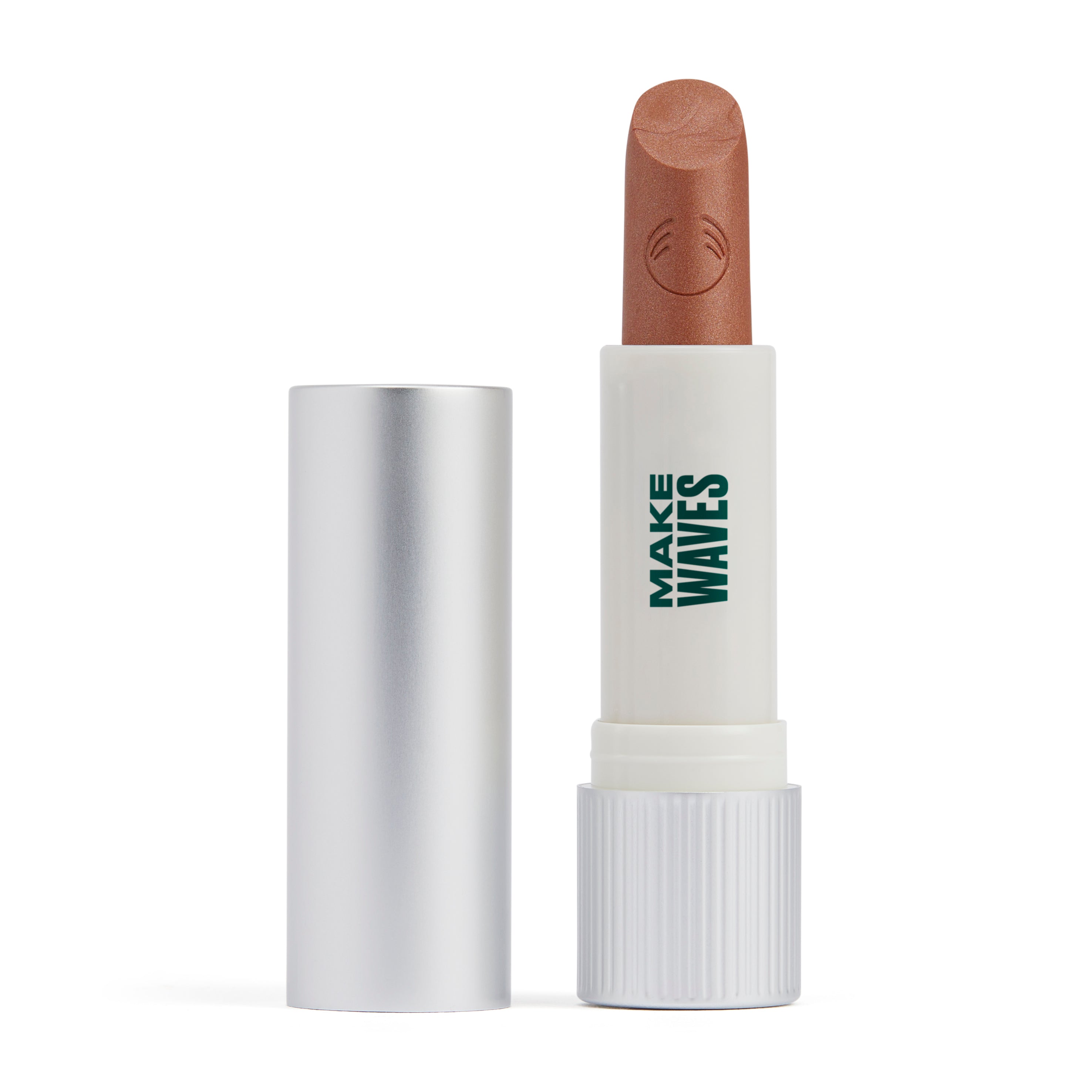 Detalle de los ingredientes naturales como manteca de karité de Comercio Justo con Comunidades de Ghana en la fórmula del lipstick PepTalk