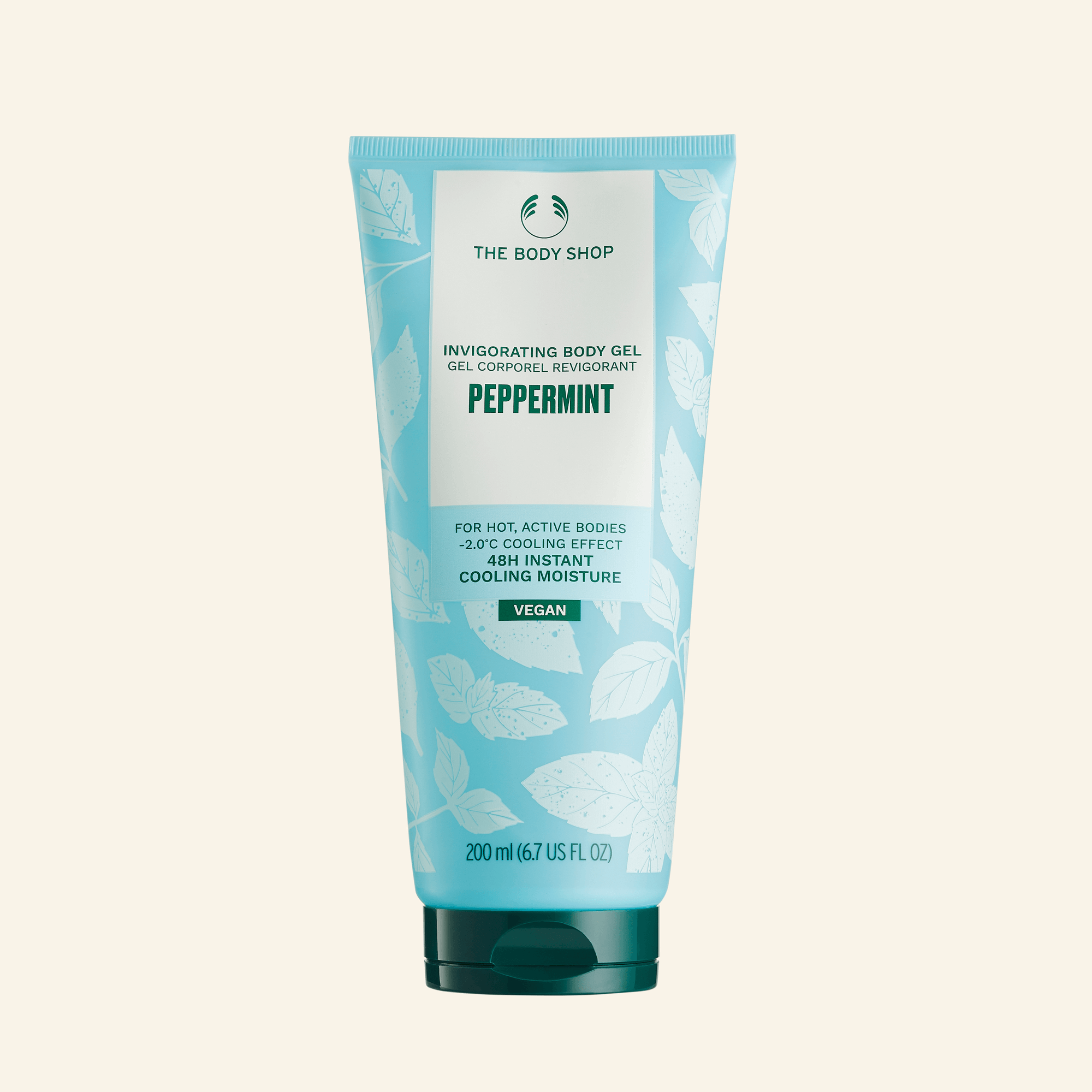 Gel Corporal Tonificante de Menta, espuma refrescante que limpia, hidrata y deja olor a menta fresca