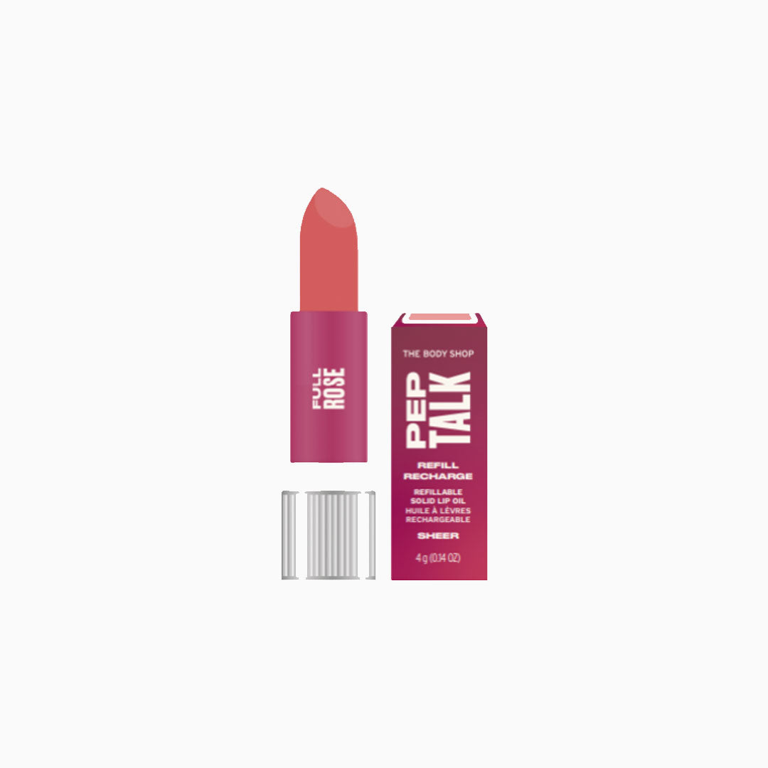 Bálsamo labial sólido aromático en tono rosa de 35 gramos, ideal para hidratar y dar color a los labios