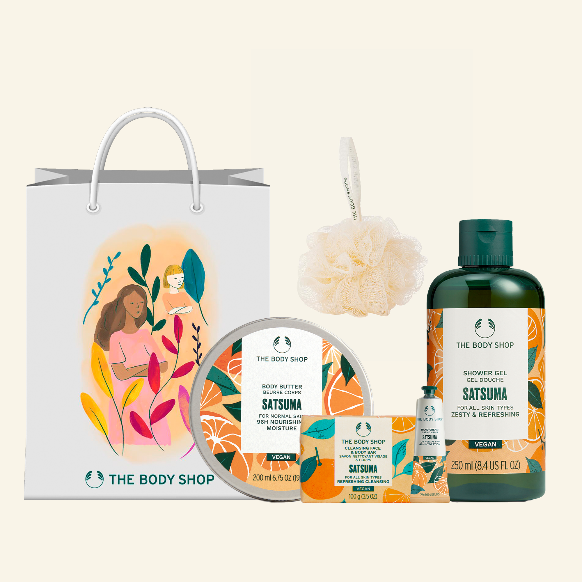 Regalo Satsuma: jabón natural hecho a mano con aceite de naranja y aroma cítrico relajante para el cuidado de la piel