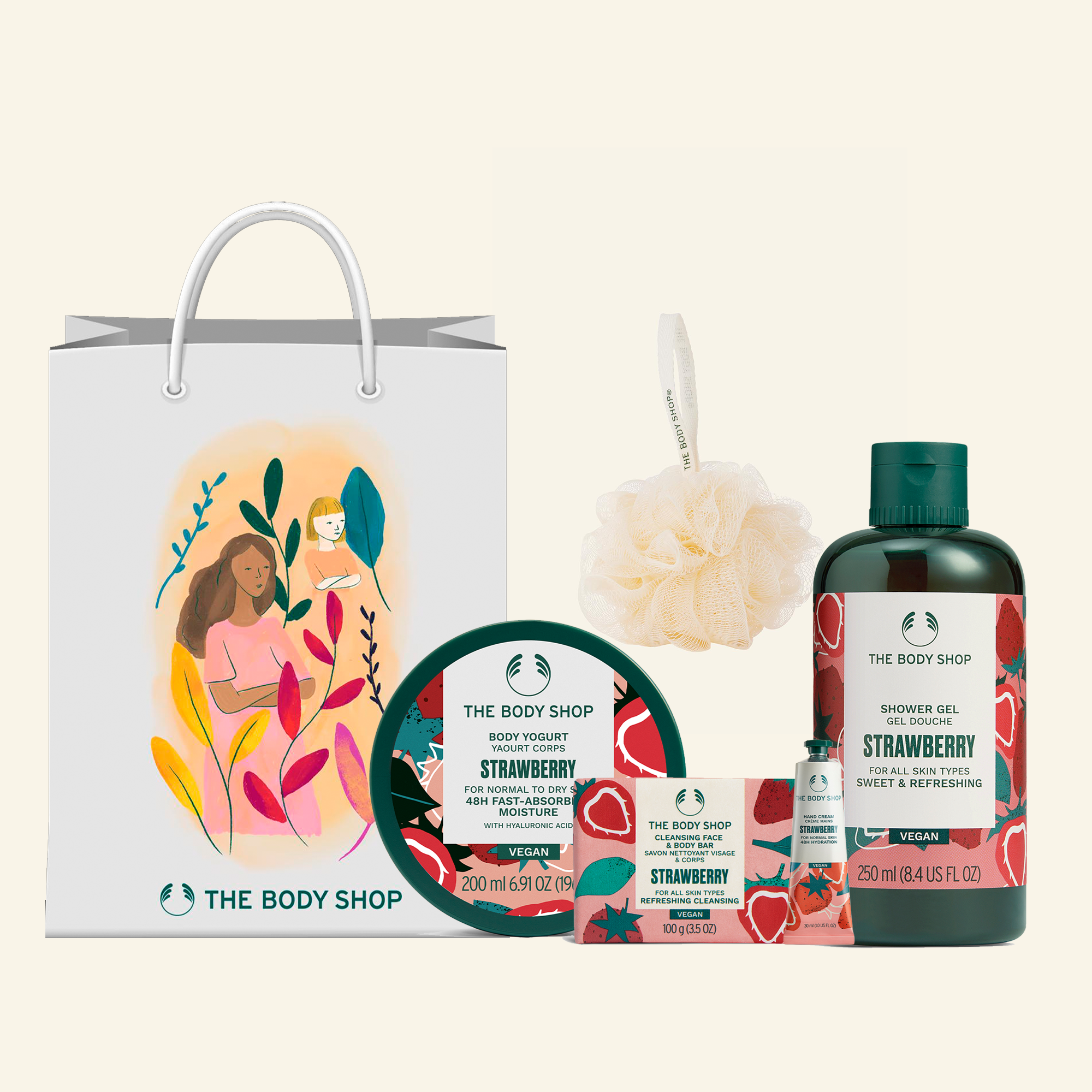 Imagen de una caja de Regalo Strawberry, un producto de color rojo brillante con deliciosos trozos de fresa, ideal para regalar en ocasiones especiales