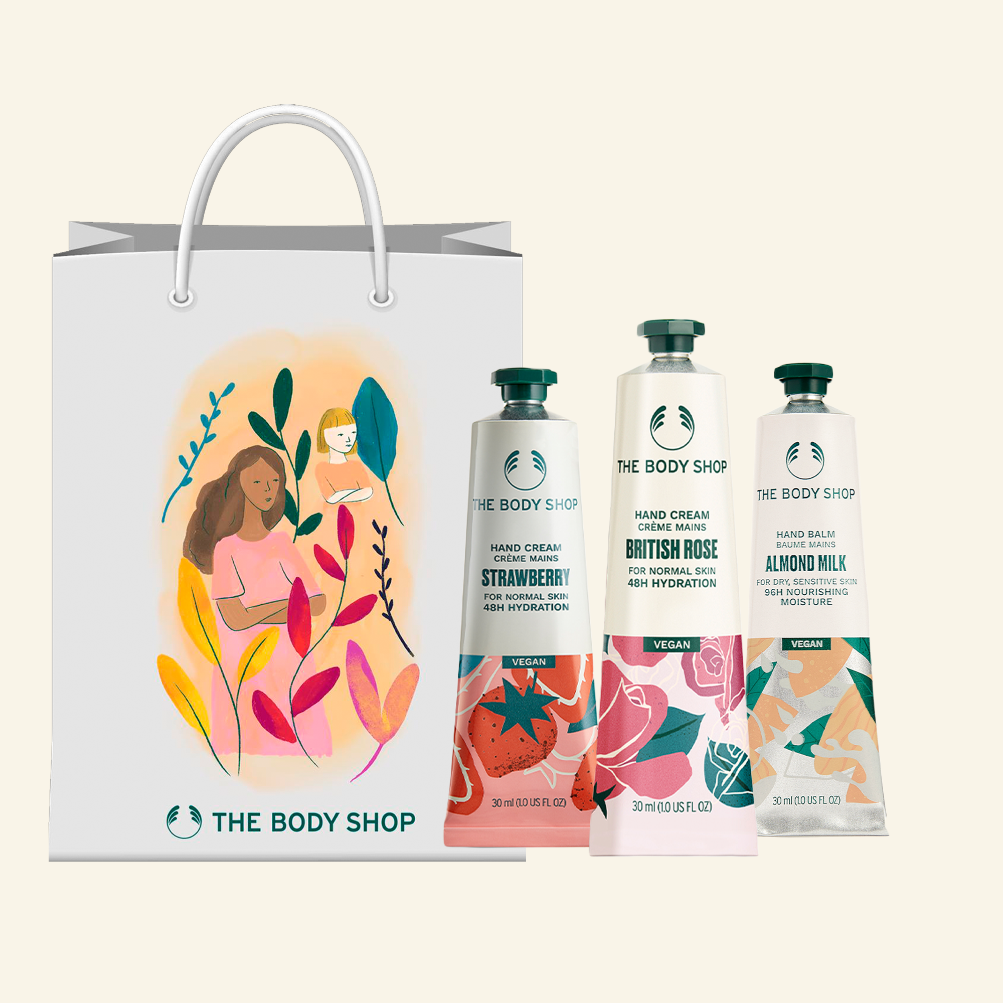 Set de regalo Trío de Cremas de Manos: un regalo perfecto para cuidar tus manos con tres cremas de lujo