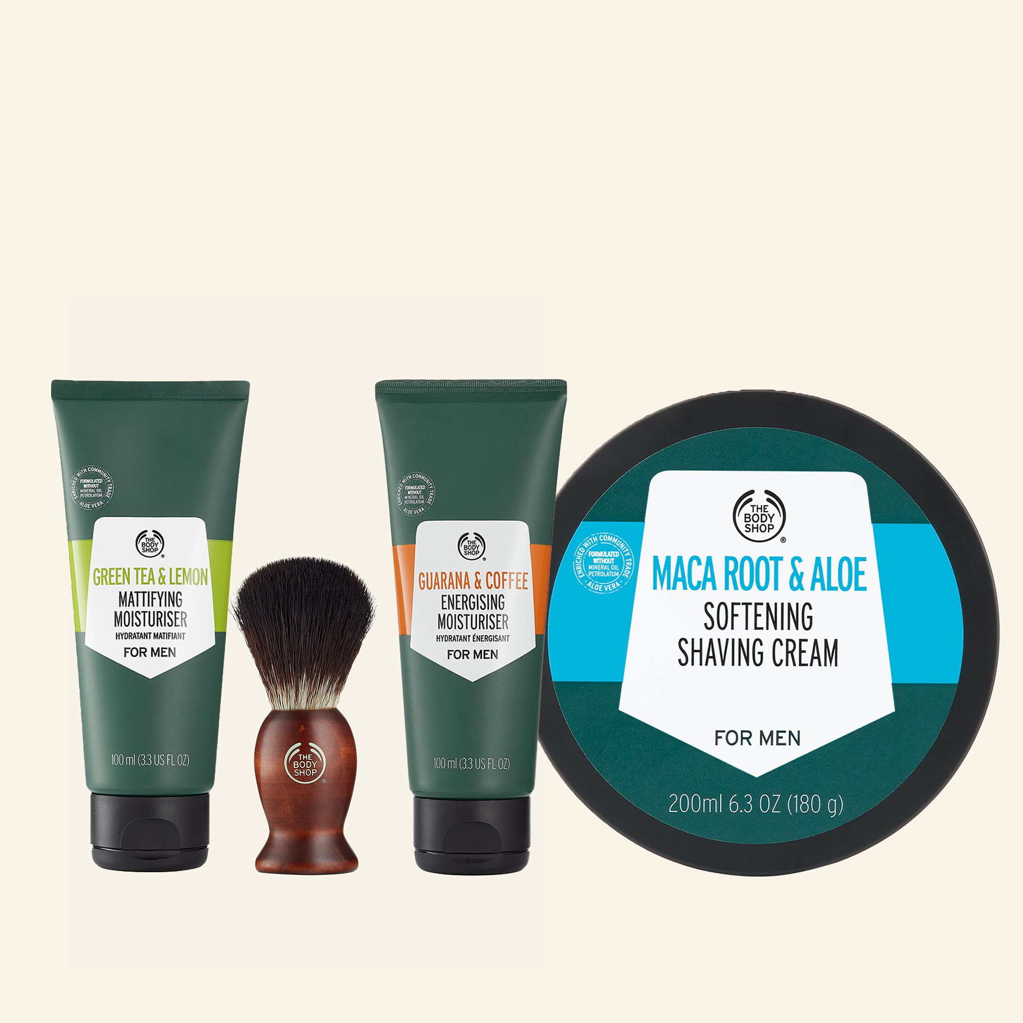 Imagen que muestra la rutina de cuidado facial para él, incluyendo productos específicos para el cuidado de la piel masculina