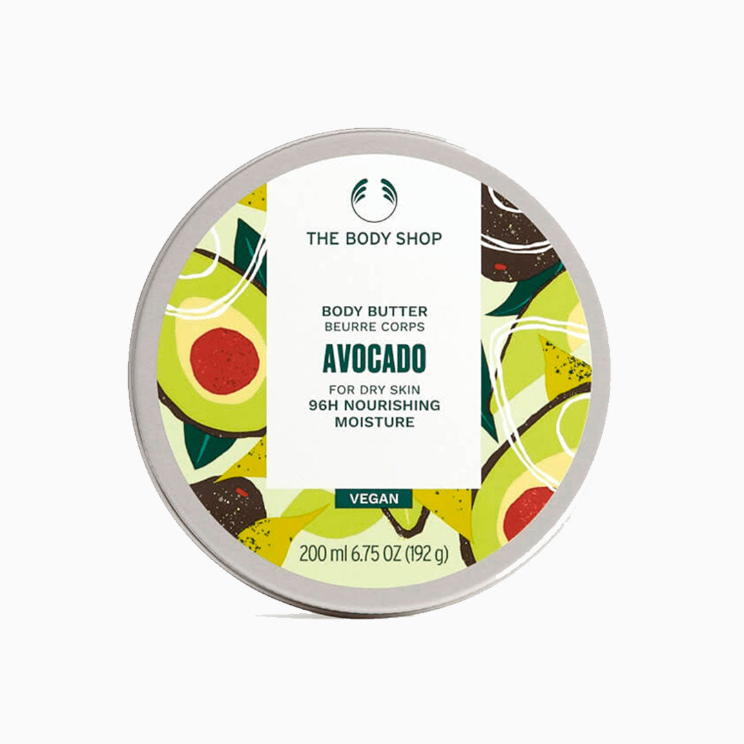Manteca corporal de Aguacate Hass con ingredientes naturales y certificado vegano