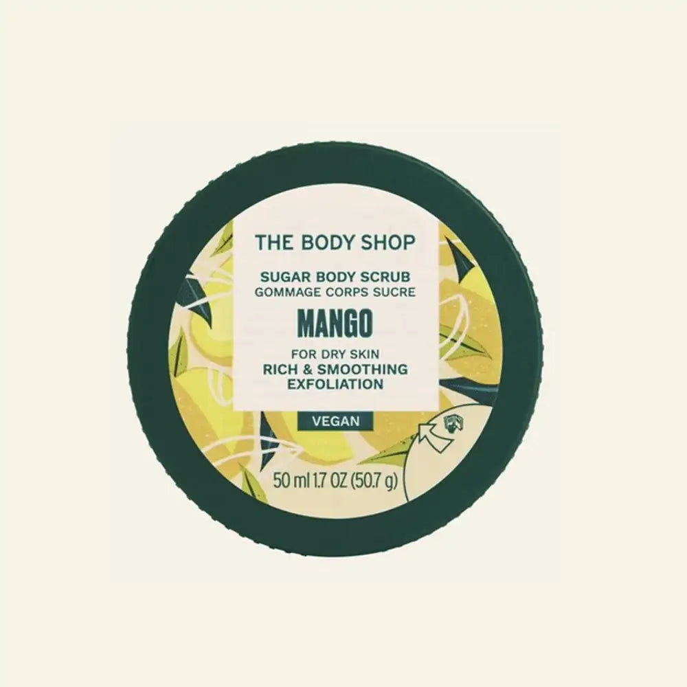 Exfoliante corporal de mango 240 ml, producto natural para piel suave