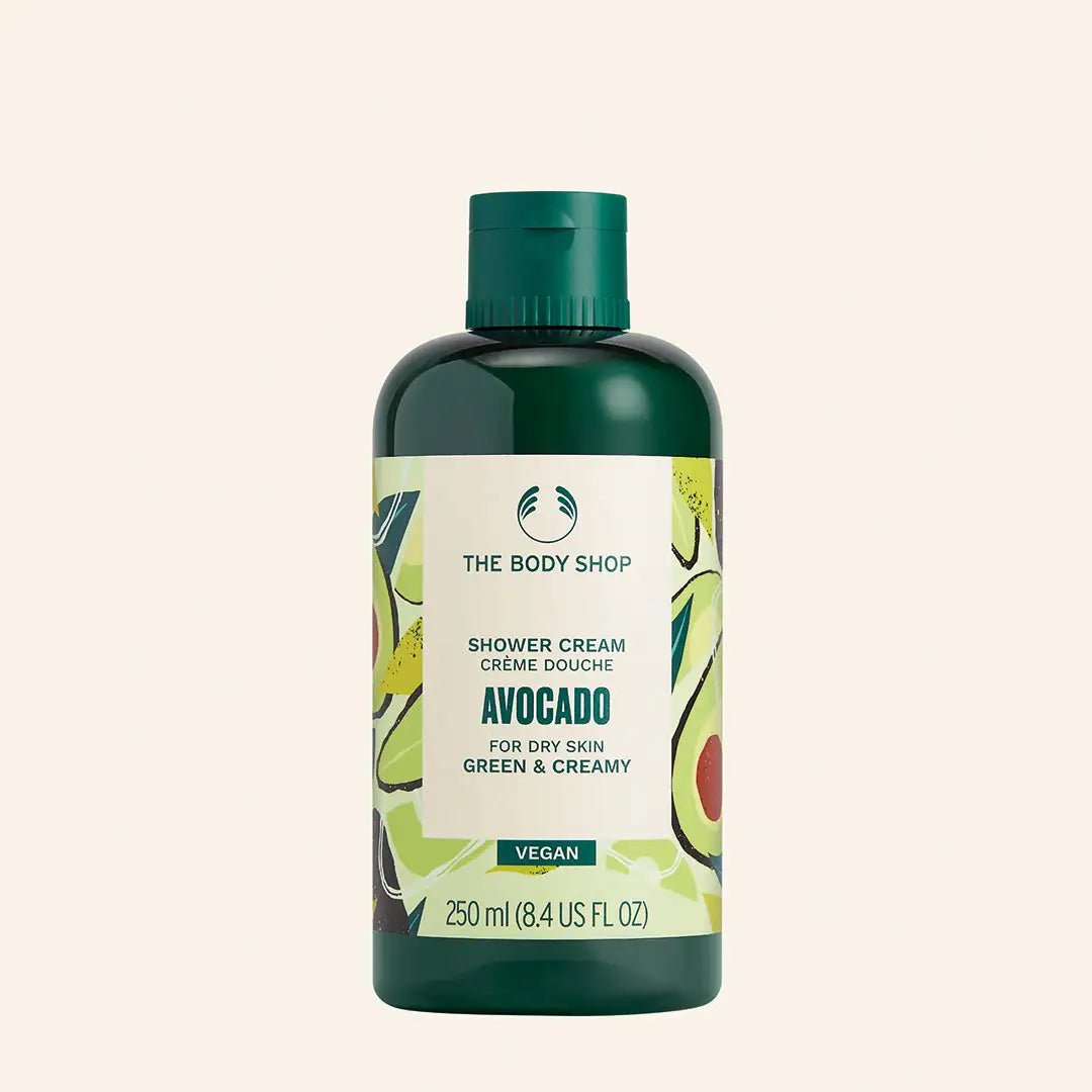 Gel de ducha cremoso de aguacate 250 ml para una piel suave y nutrida 