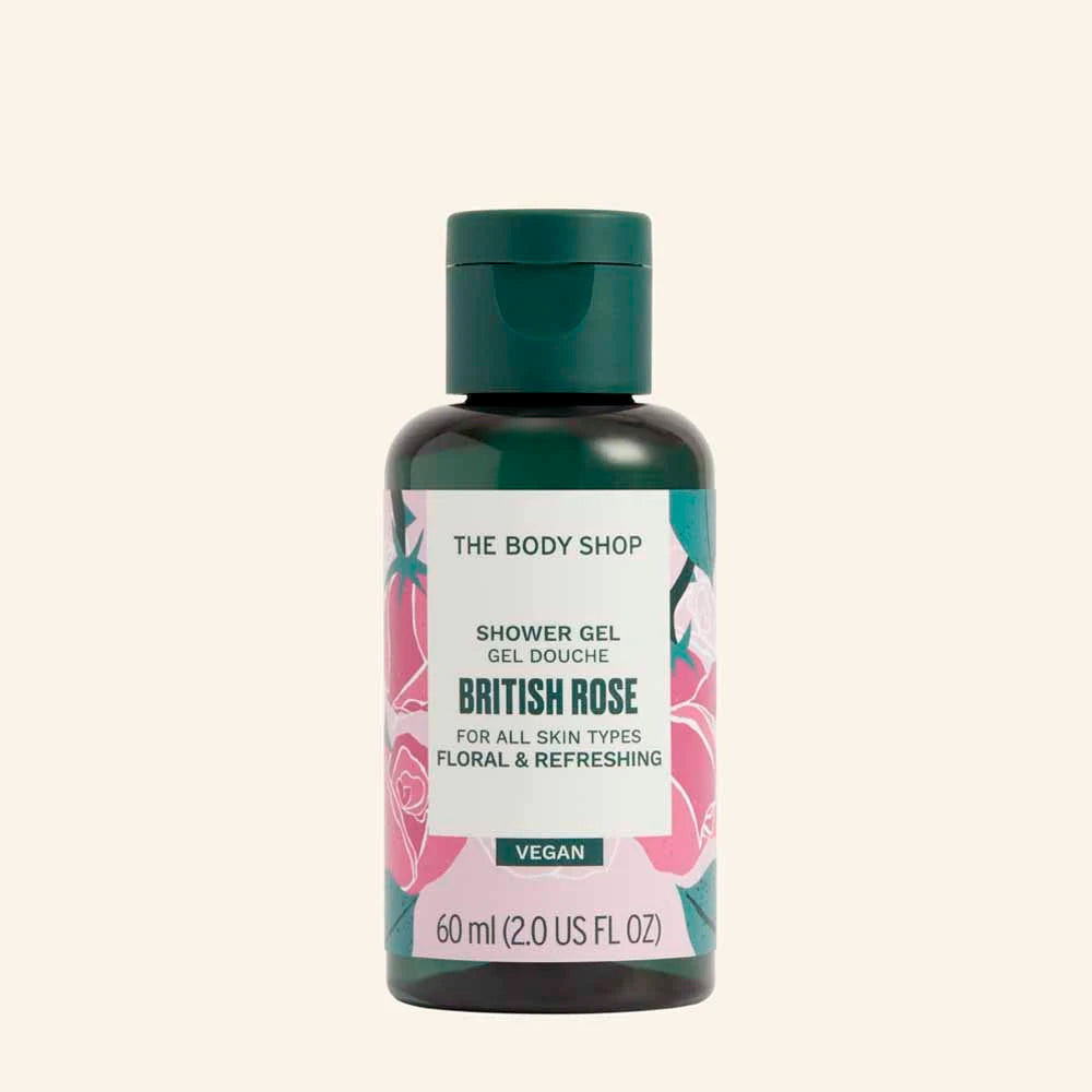 Gel de ducha British Rose para una experiencia de baño aromática y relajante