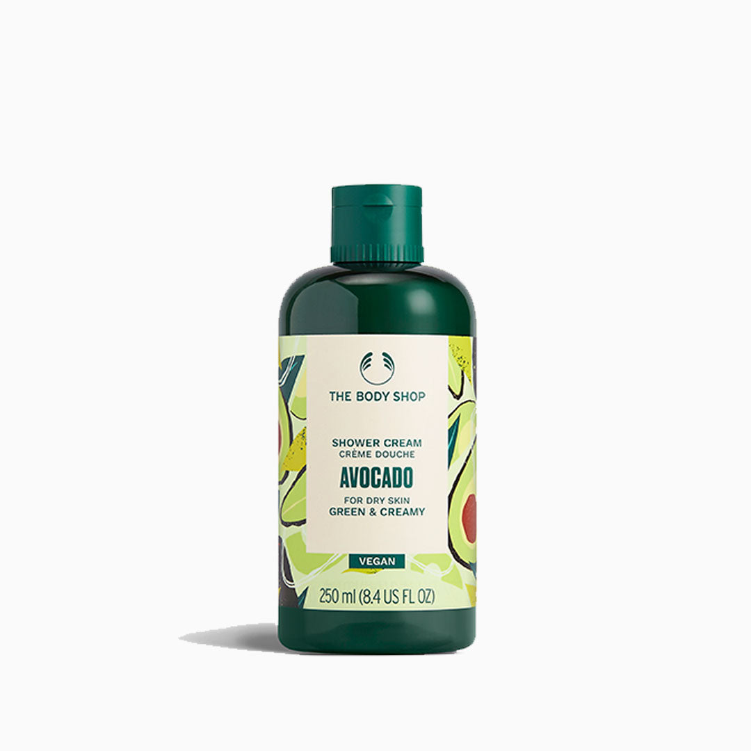 Gel de ducha cremoso con aguacate y aroma fresco y vegetal