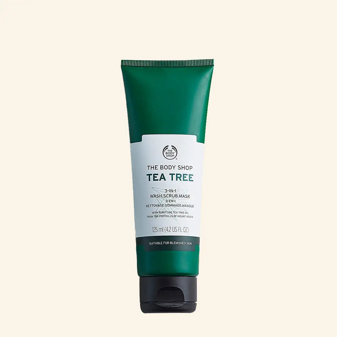 Mascarilla facial exfoliante 3 en 1 Tea Tree 125 ml (8201614262443)