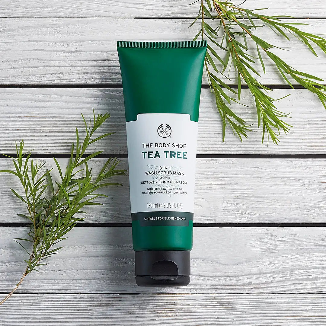 Mascarilla facial exfoliante 3 en 1 Tea Tree 125 ml (8201614262443)