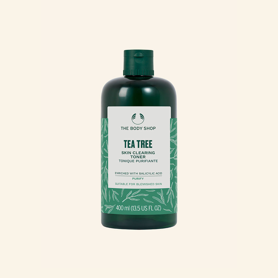 Imagen del Tónico Matificante Purificante de 400 ml con aceite de árbol de té de comercio justo, diseñado para eliminar impurezas, controlar la grasa y dejar la piel fresca y matificada